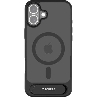 Etui TORRAS Pstand do Apple iPhone 16 Czarny