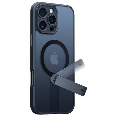 Etui TORRAS Pstand Spin do Apple iPhone 16 Pro Czarny