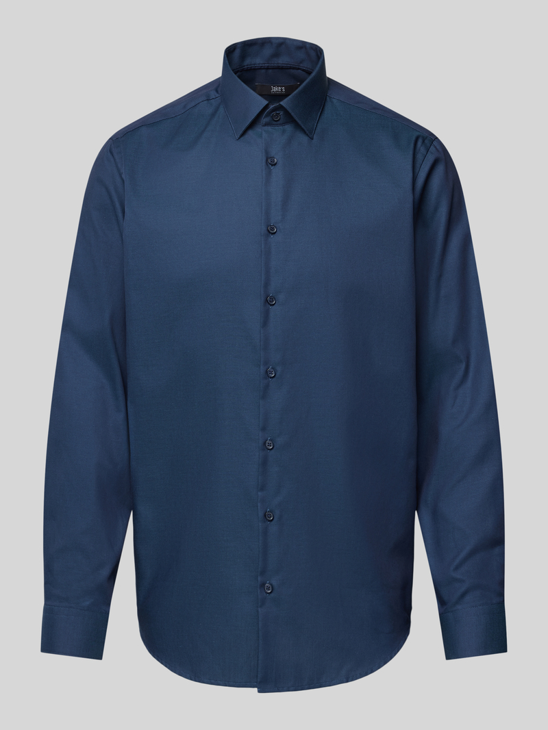 Koszula biznesowa o kroju regular fit z kołnierzykiem typu kent