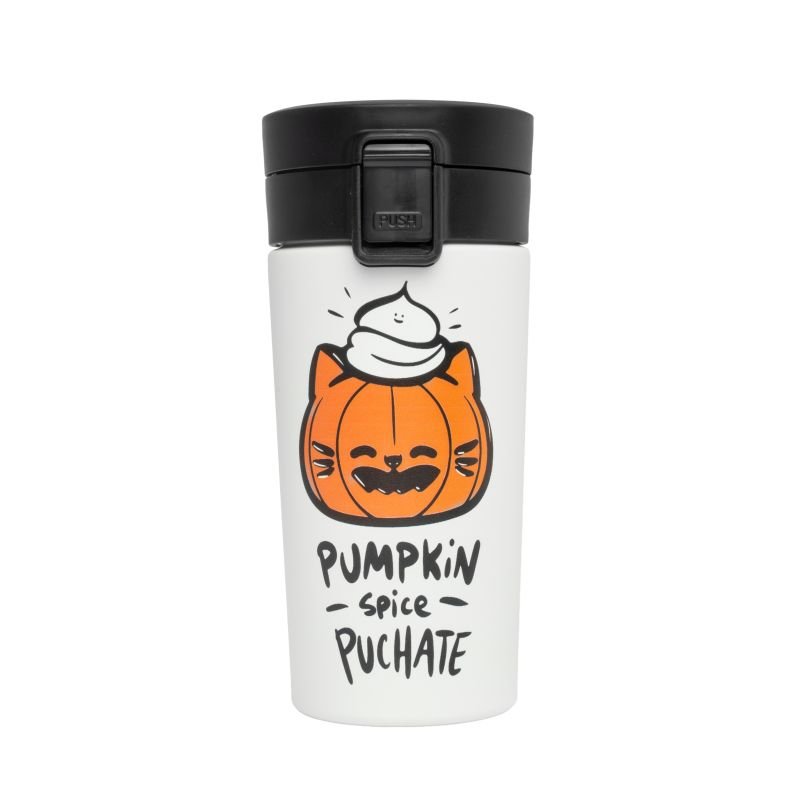 Kubek Termiczny, Miautumn, Różnokolorowy, 370 ml, 1 sztuka