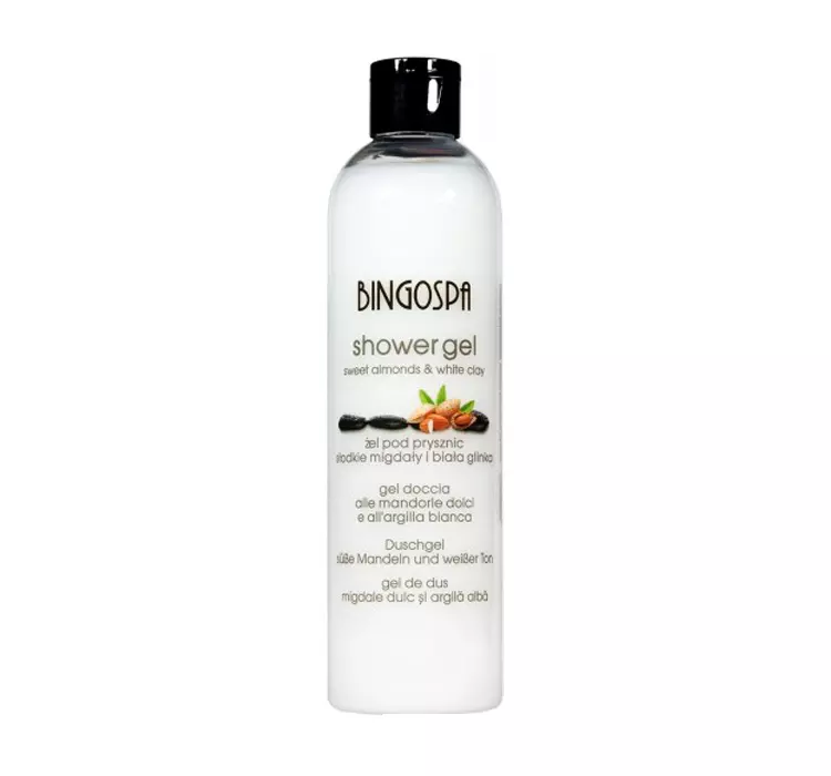 BingoSpa Żel pod Prysznic Słodkie Migdały i Biała Glinka 300ml BIN-113