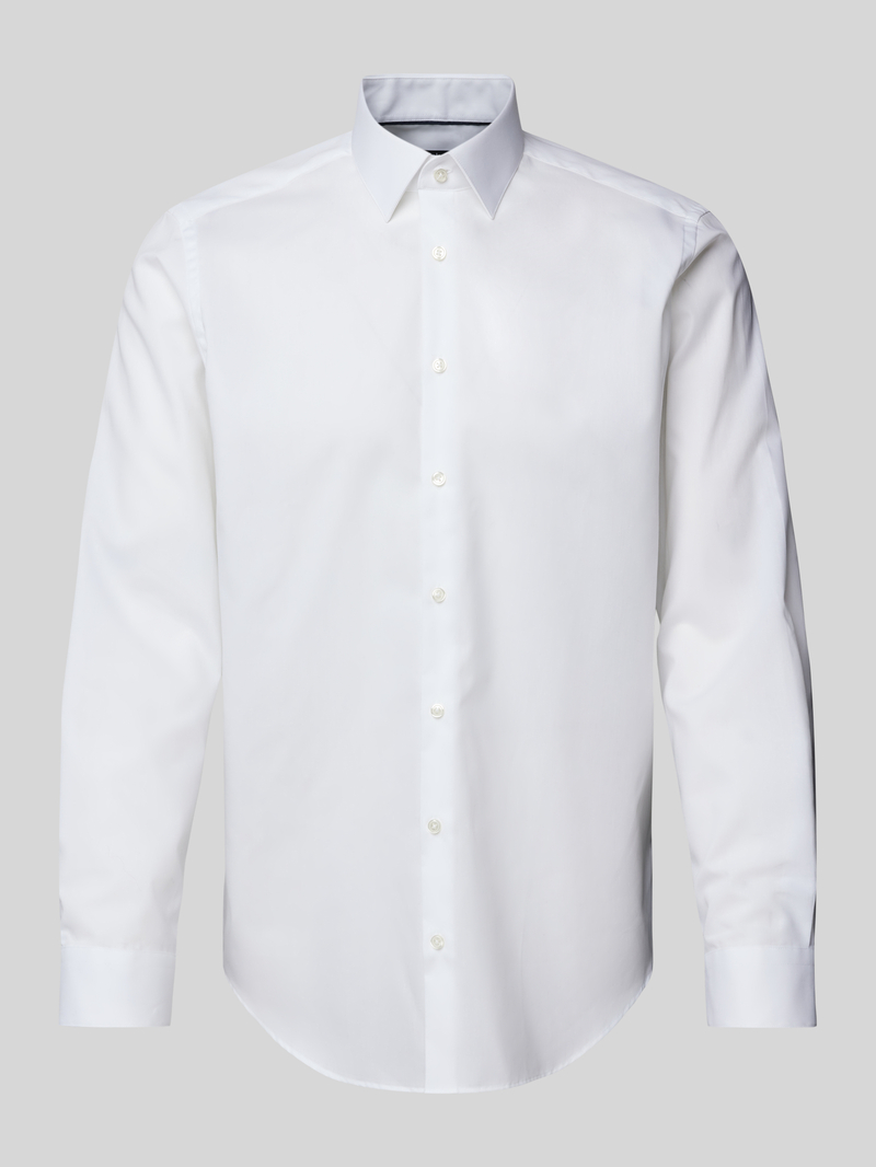 Koszula biznesowa o kroju super slim fit z popeliny