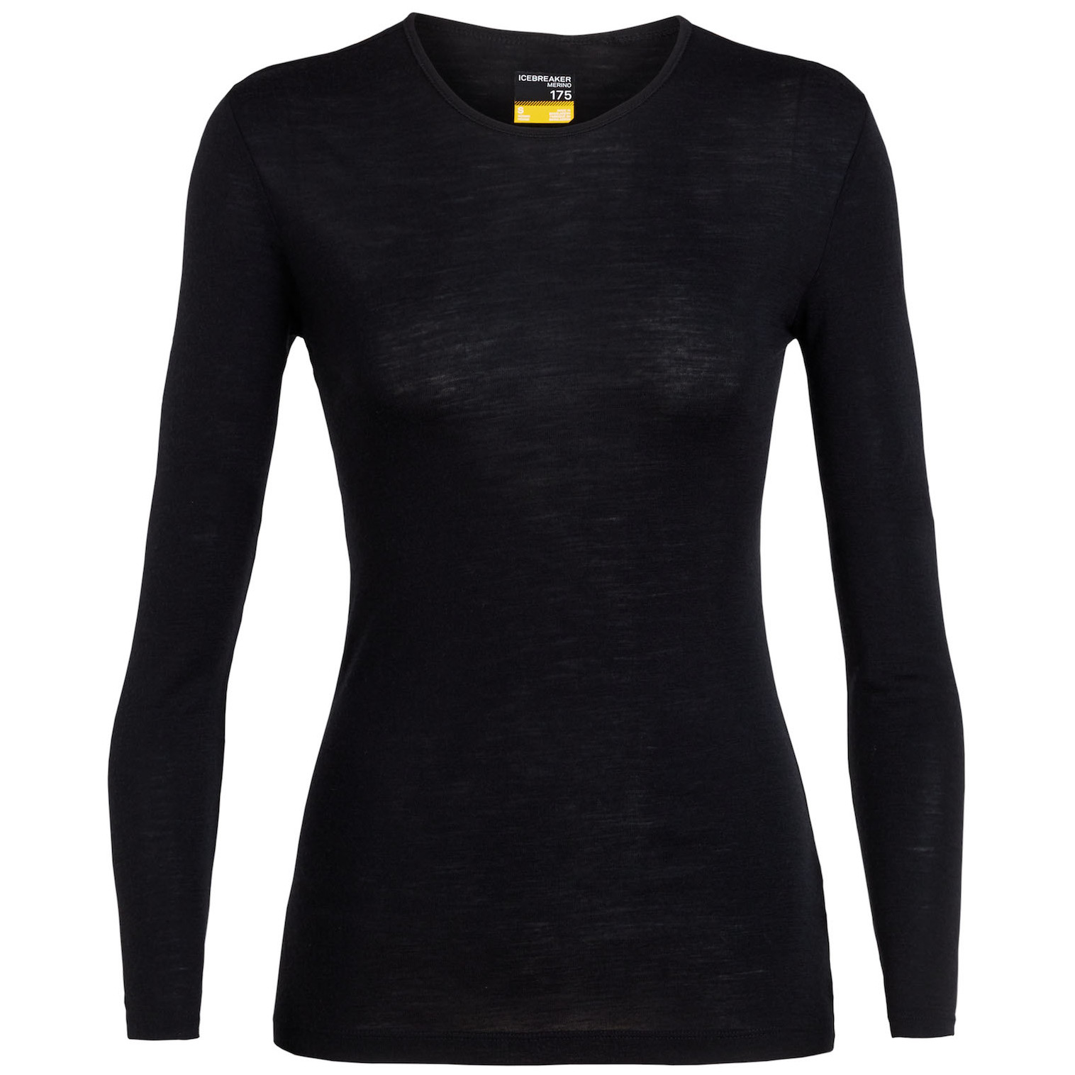 Koszulka damska Icebreaker Women`s 175 Everyday LS Crewe (2018) Rozmiar: L / Kolor: czarny
