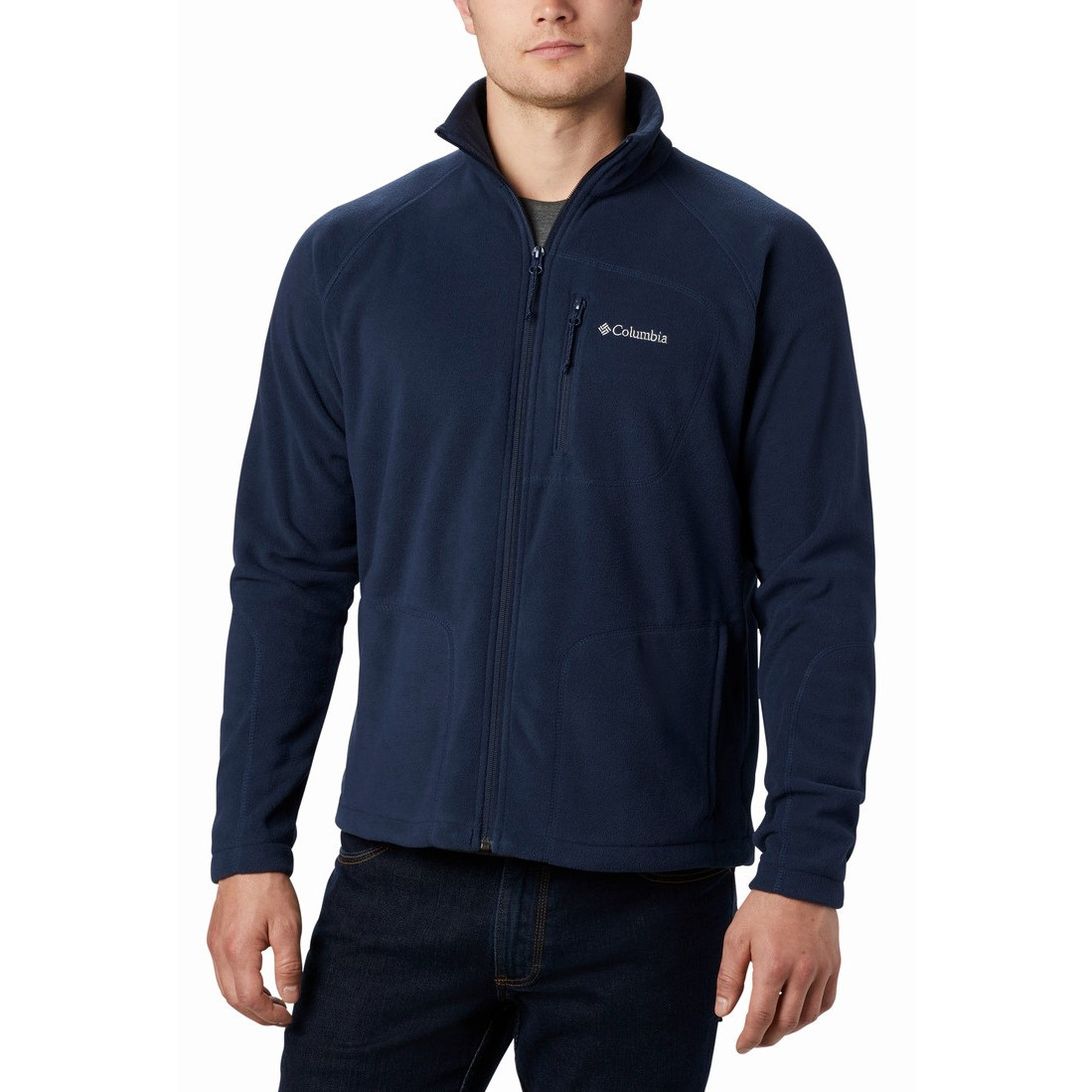 Męska bluza Columbia Fast Trek™ II Full Zip Fleece Rozmiar: M / Kolor: ciemnoniebieski