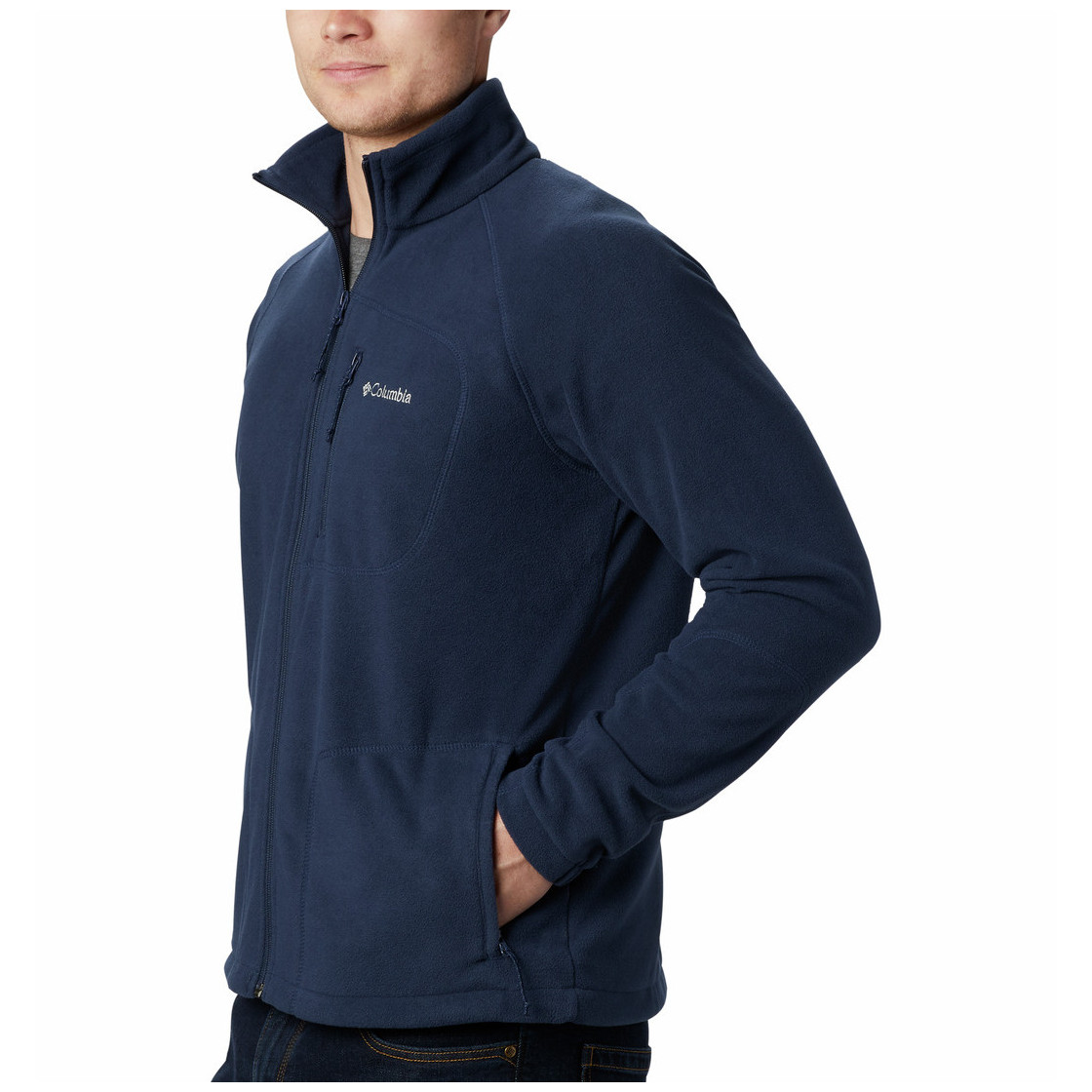 Bluza męska Columbia Fast Trek™ II Full Zip Fleece Rozmiar: XL / Kolor: ciemnoniebieski