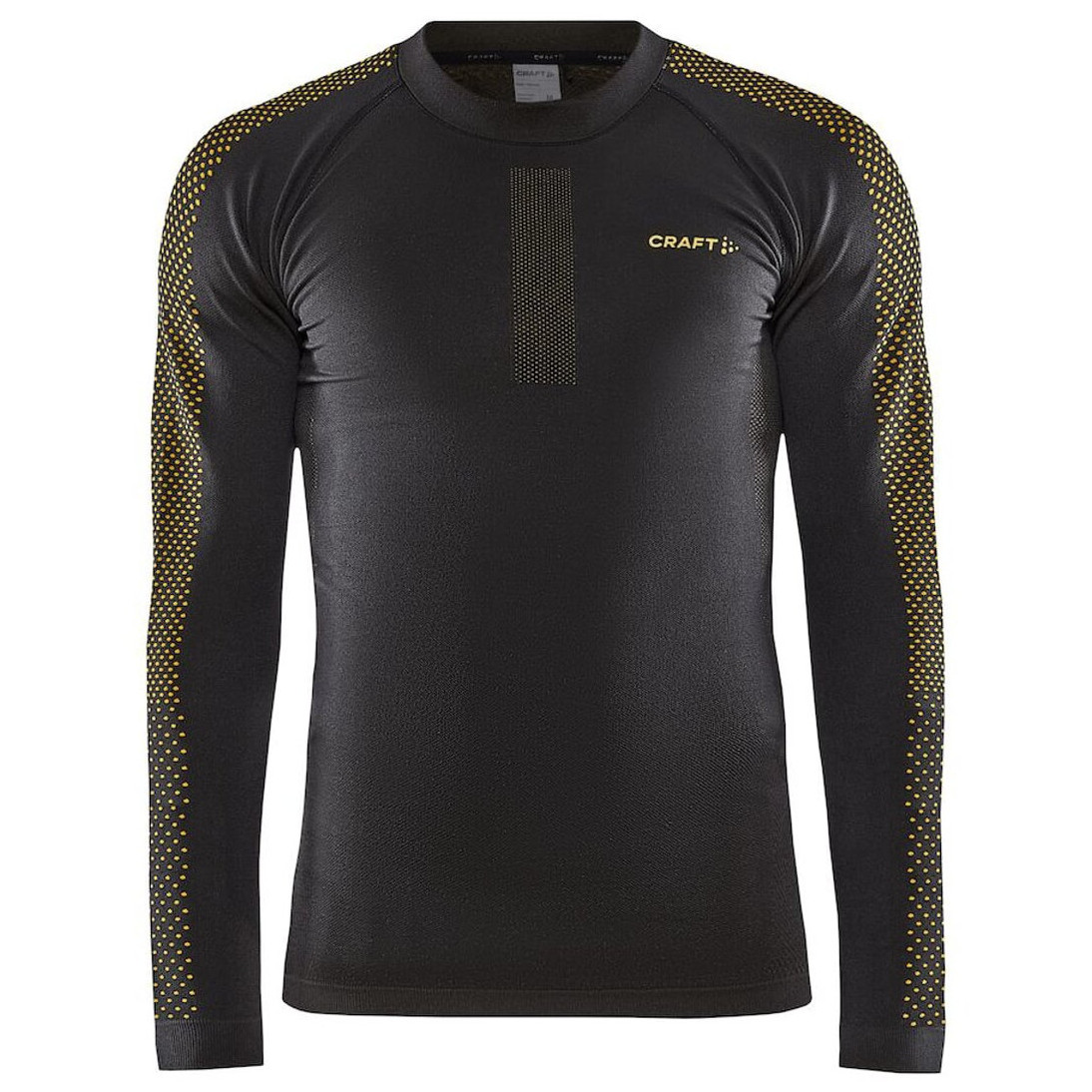 Męska koszulka Craft Adv Warm Intensity Ls (2022) Rozmiar: M / Kolor: czarny/brązowy