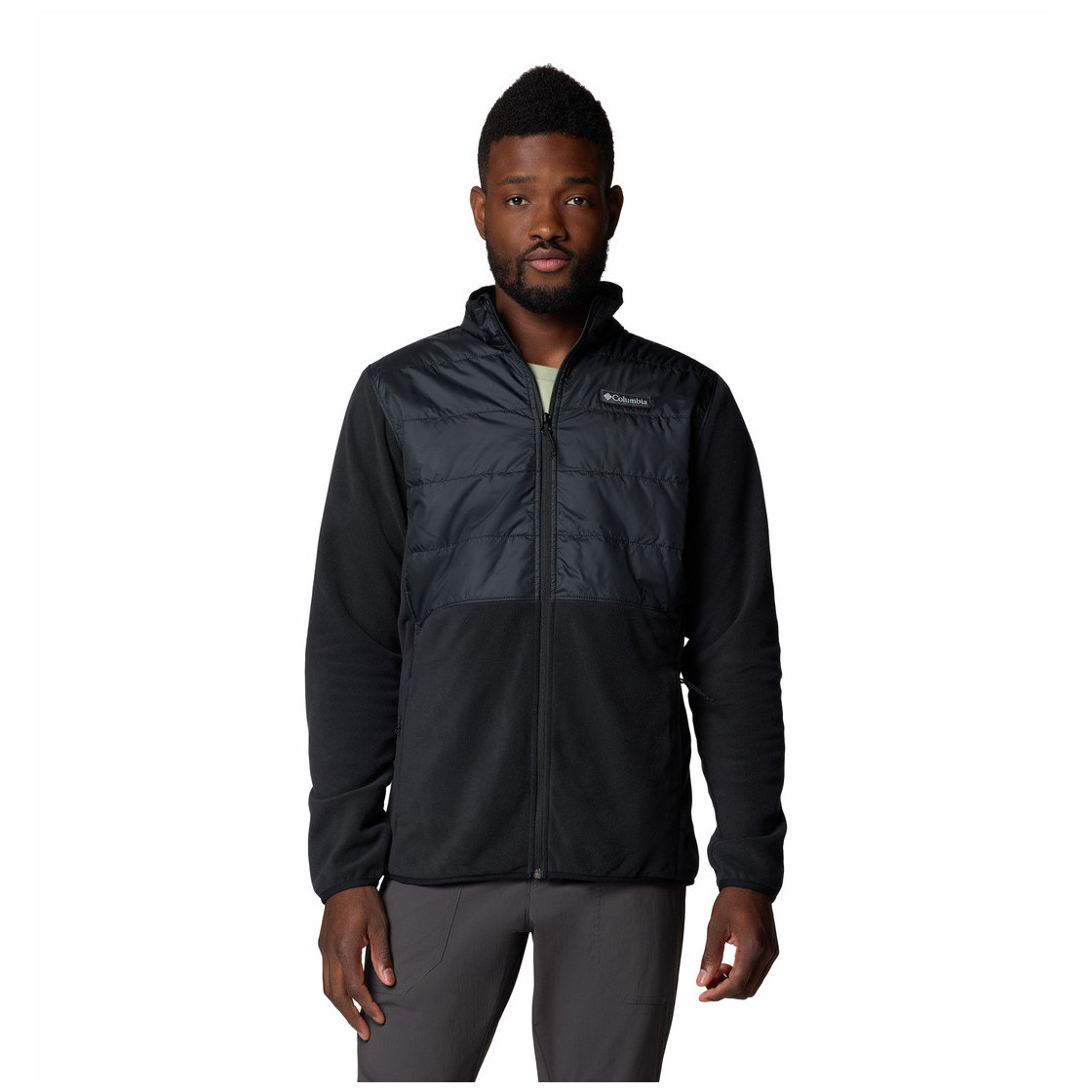 Męska bluza Columbia Basin Butte™ Full Zip Fleece Ii Rozmiar: XXL / Kolor: czarny