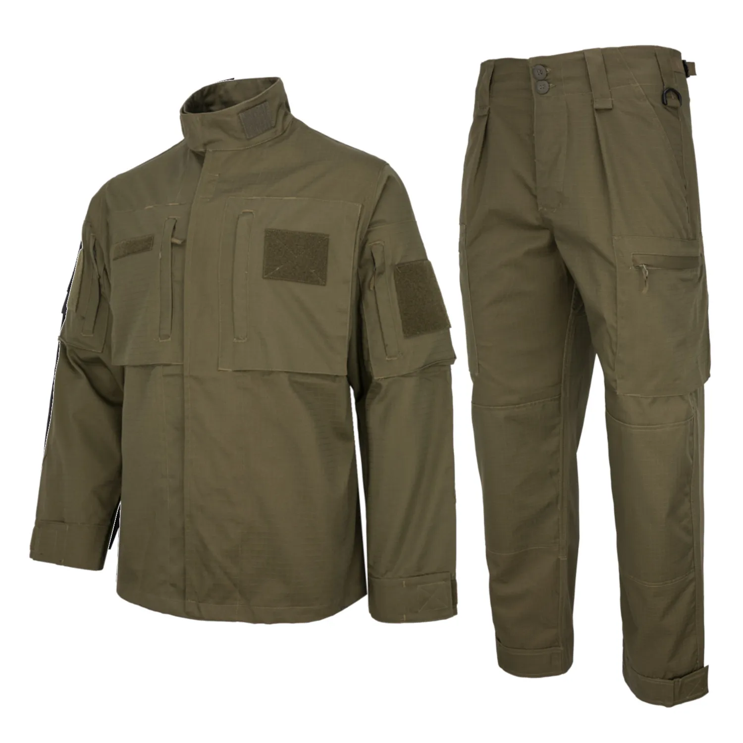 Certyfikowany Komplet Mundurowy - Klasa Mundurowa CWKM Rip-Stop - Zielony S  SHORT