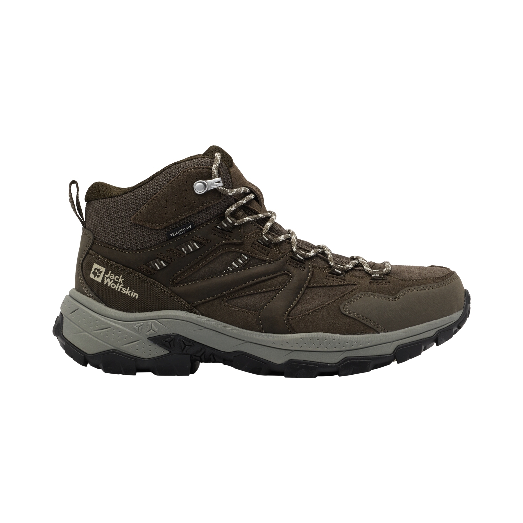 Męskie buty na wędrówki Jack Wolfskin VOJO TOUR LT TEXAPORE MID M cold coffee - 40,5