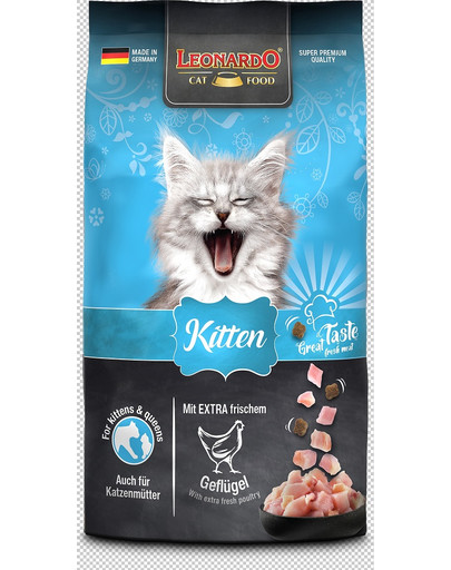 LEONARDO Kitten sucha karma dla kociąt 300 g -