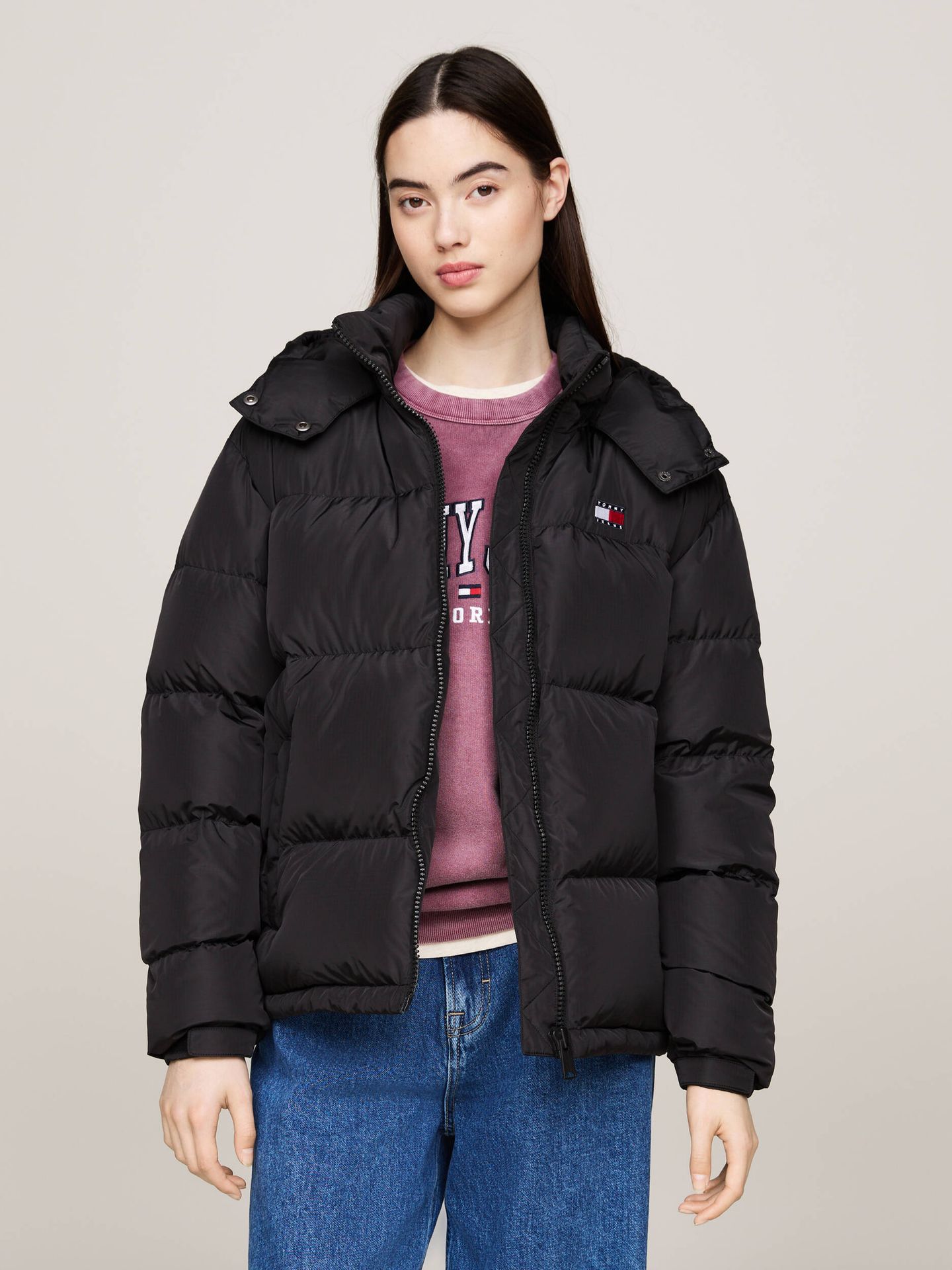 Tommy Jeans Puchowa kurtka Regular Fit