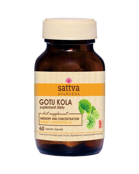 Sattva Ayurveda Ekstrakt z Gotu Kola Kapsułki