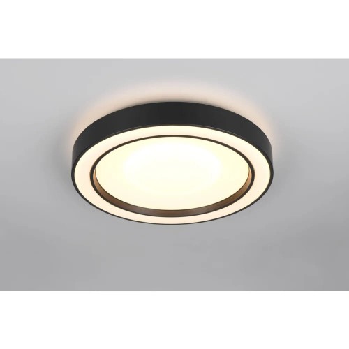 Arco plafon (z pilotem) 1xLED/22W/RGBW czarny R65091432