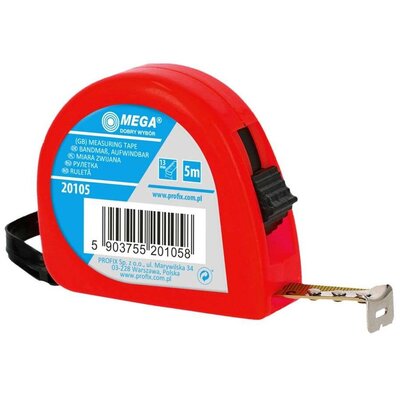 MEGA Miara zwijana 5m/13mm MEGA 20105