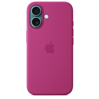 Etui APPLE Silicone Case MagSafe do iPhone 16 Żywy róż
