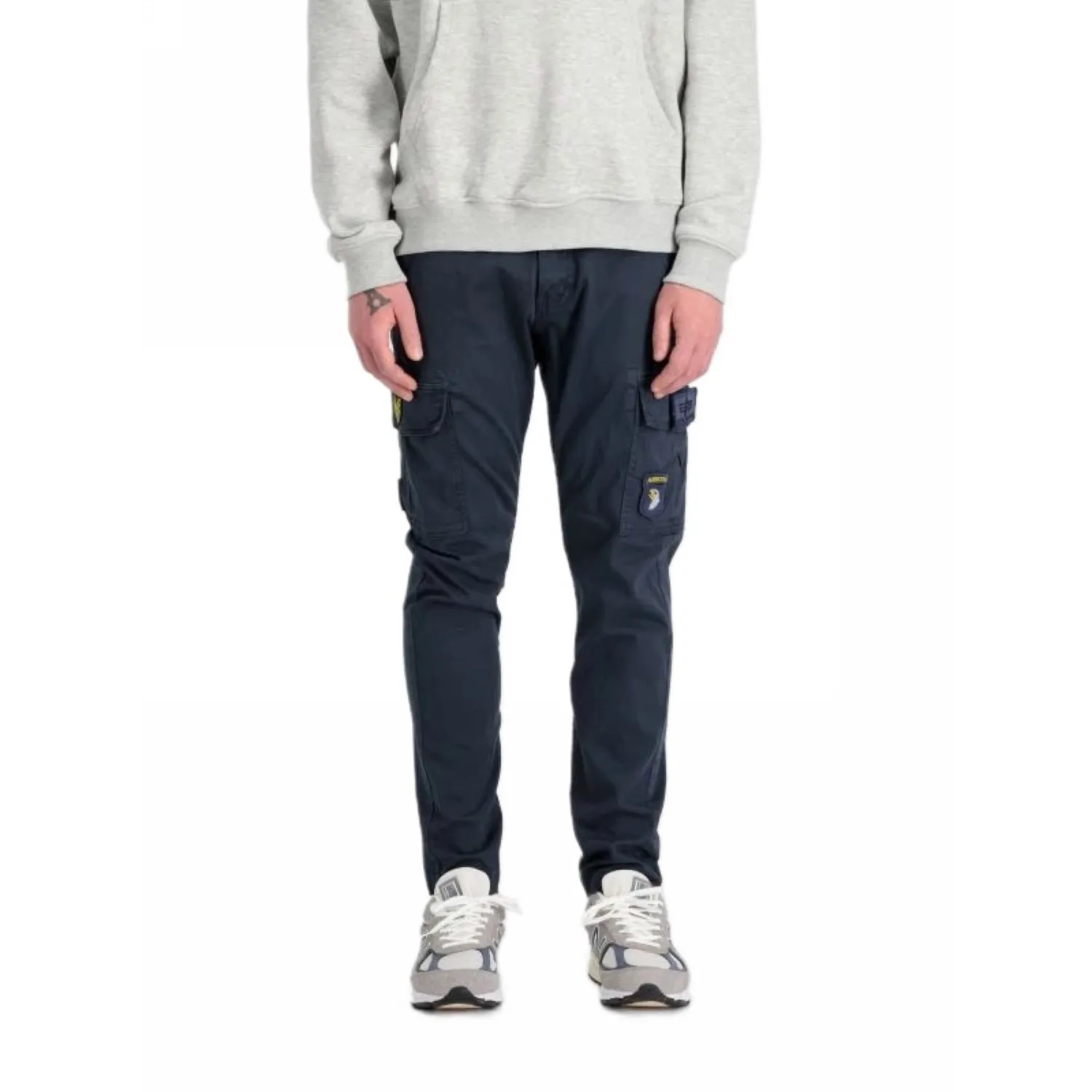 Spodnie Alpha Industries Petrol Patch 178207 697 - Ultra Navy  38