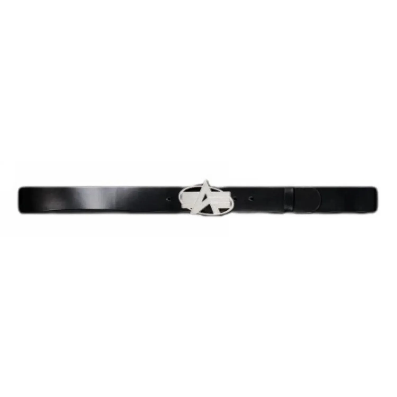 Pasek skórzany Alpha Industries Logo Belt 148930 03 - Czarny