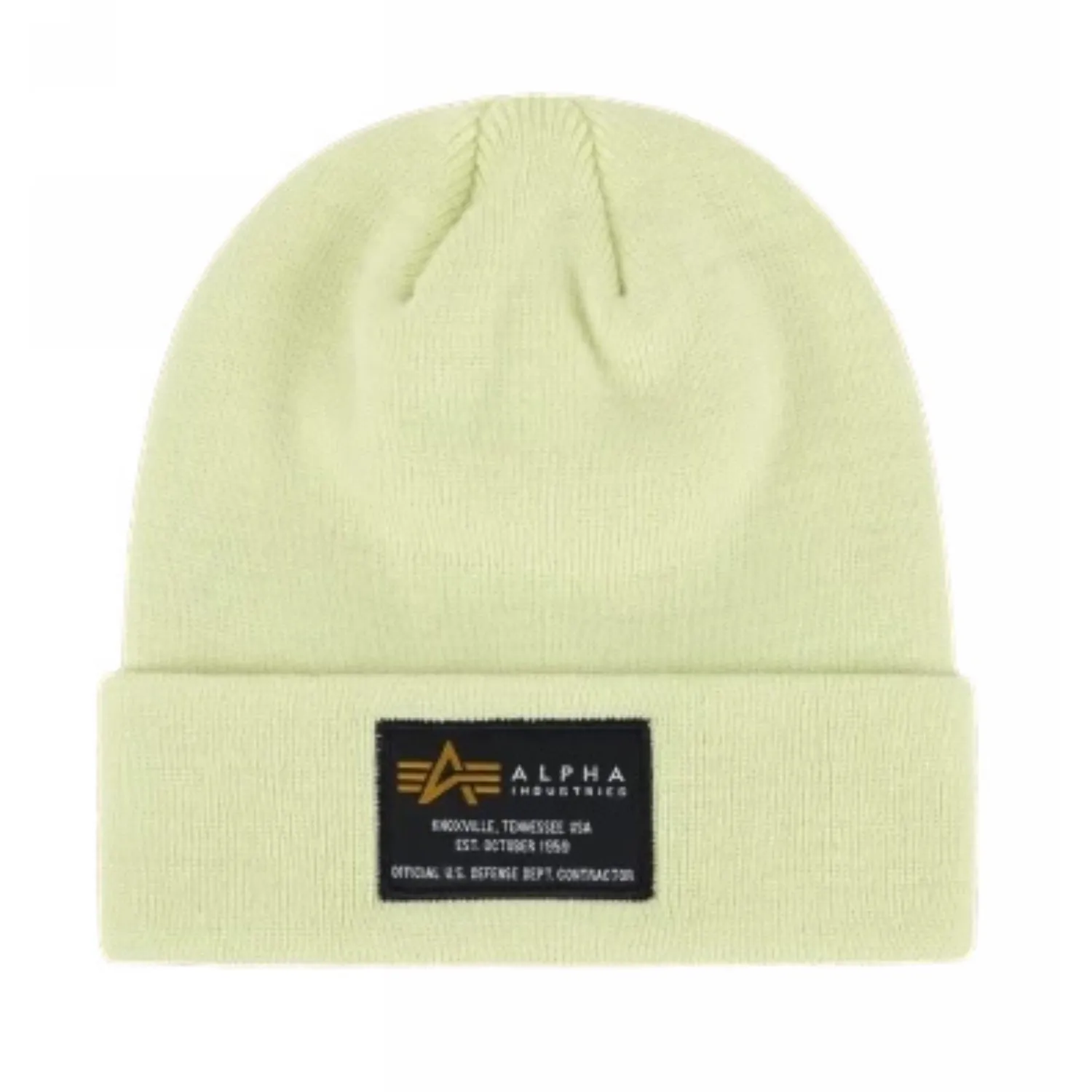 Czapka zimowa Alpha Industries Crew 128924 722 - Arctic Lime