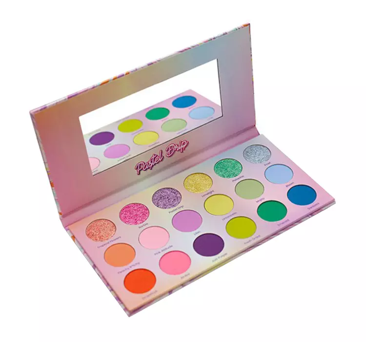 Mexmo Mexmo - PASTEL DRIP EYESHADOW PALETTE by Andzia There - Paleta 18 cieni do powiek