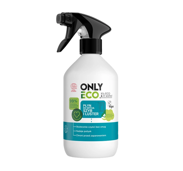 PŁYN DO MYCIA SZYB I LUSTER 500 ml - ONLY ECO