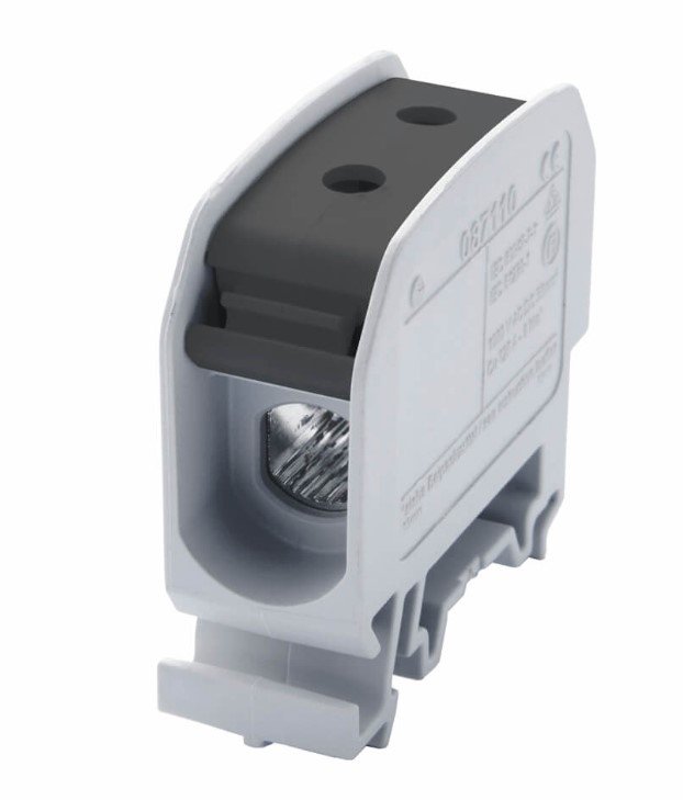 SIMET 81000007 STB 16 Złączka szynowa gwintowa Al/Cu 87110 SIMBLOCK czarny
