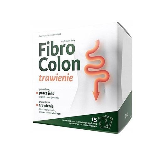 Suplement diety, ZDROVIT Fibro Colon trawienie, błonnik, na trawienie 15 saszetek