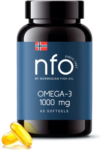 Suplement diety, NFO Omega 3 100 mg, 60 kapsułek