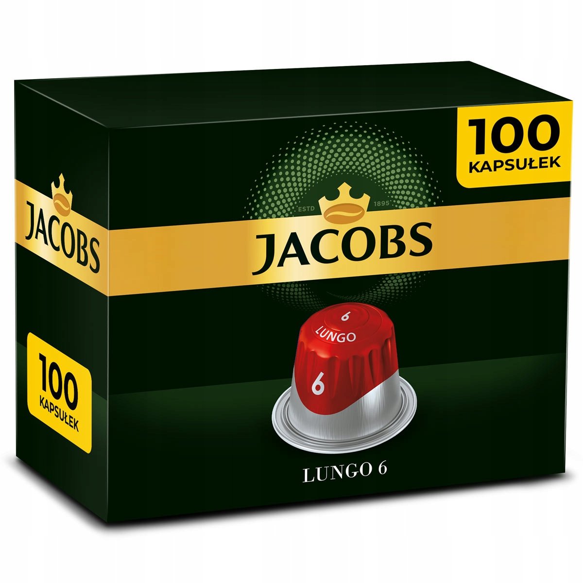 Kapsułki do Nespresso 10 x10 szt. Jacobs Lungo 6 100 szt.