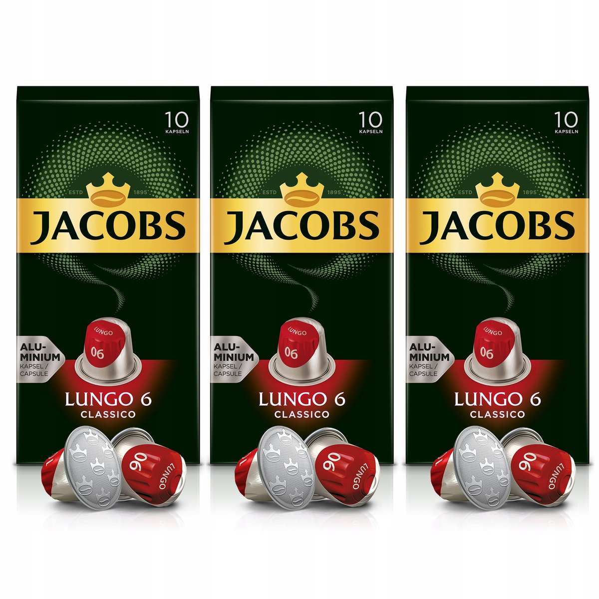 Kapsułki do Nespresso Jacobs Lungo 6 Classico 30 szt.