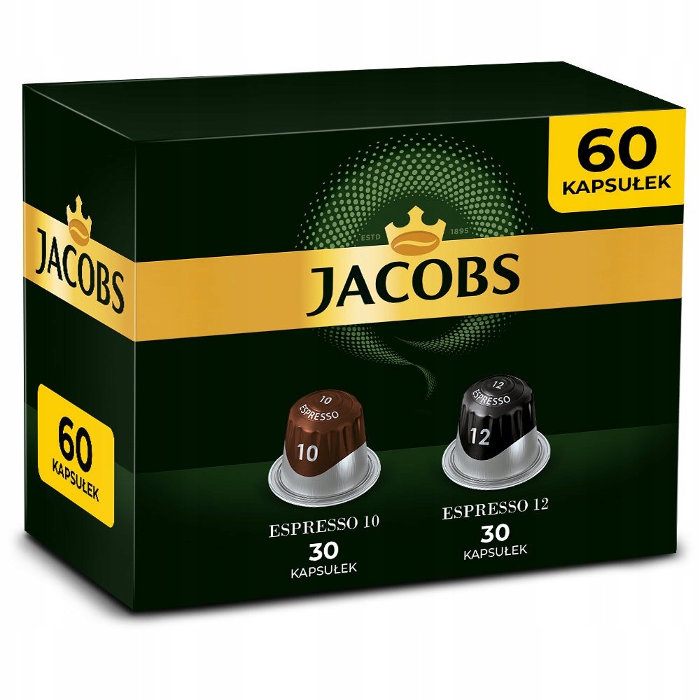 Kapsułki do Nespresso Espresso 10 Intenso i Espresso 12 Ristretto 60 szt.