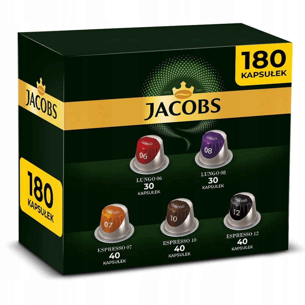 Kapsułki do Nespresso Jacobs Lungo 180 szt.