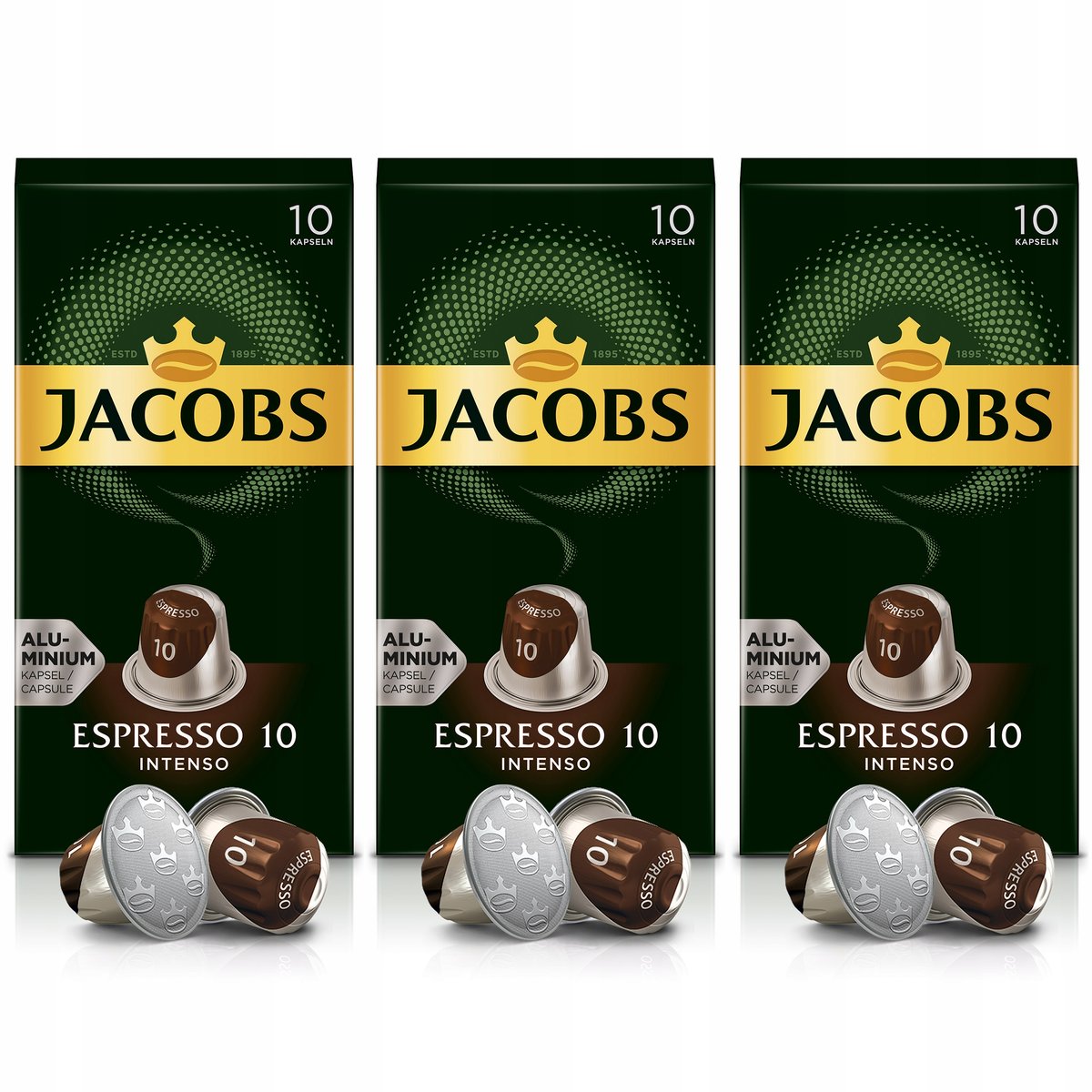 Kapsułki do Nespresso Jacobs Espresso 10 Intenso 30szt