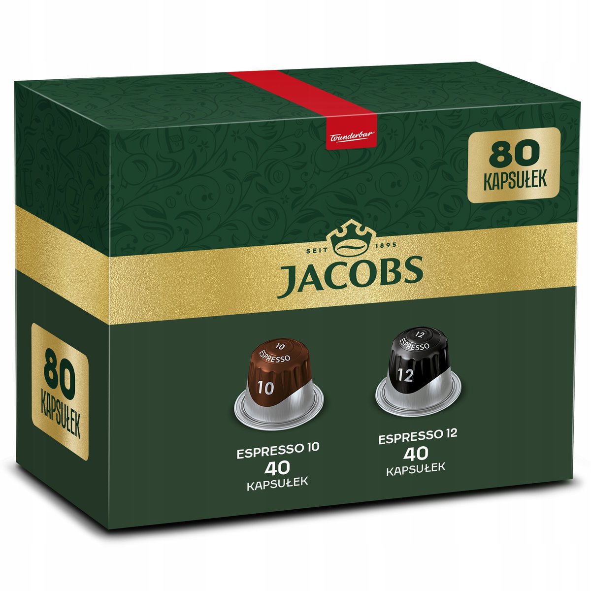 Kapsułki do Nespresso Jacobs Espresso 10 Espresso 12 - 80 szt.