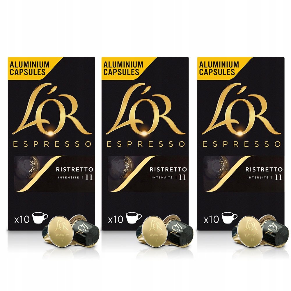 Kapsułki do Nespresso L'OR Ristretto 3x10 szt - 30szt