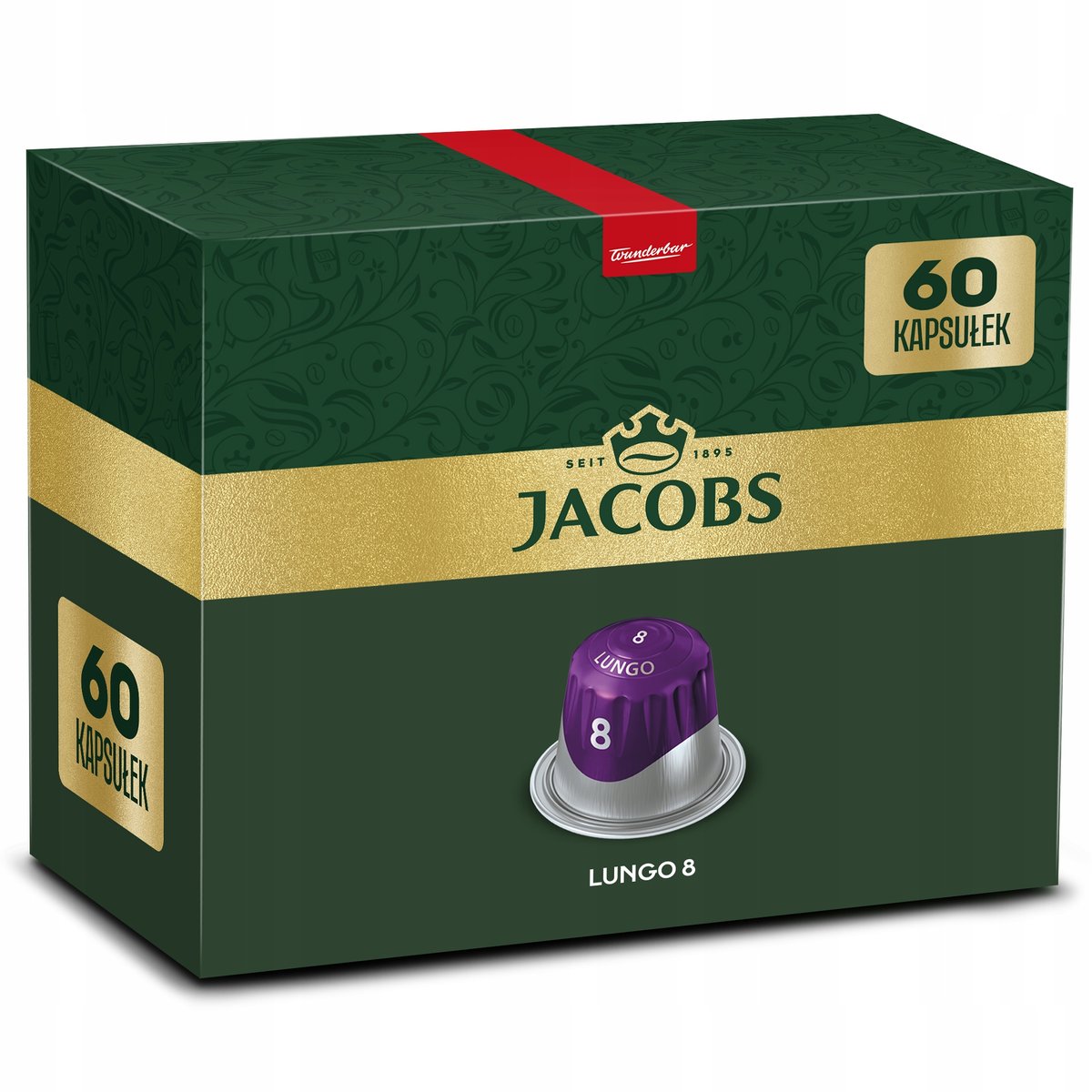 Kapsułki do Nespresso Jacobs Lungo 8 Intenso - 60 sztuk