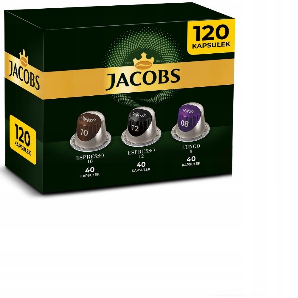 Kapsułki do Nespresso Jacobs Lungo i Espresso 120 szt.