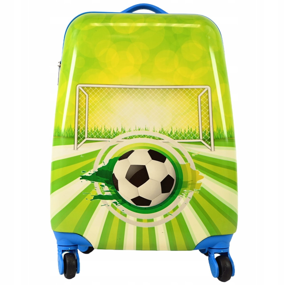 WALIZKA DLA DZIECI PIŁKA NOŻNA BAGAŻ PODRĘCZNY TORBA PODRÓŻNA 4 KÓŁKA