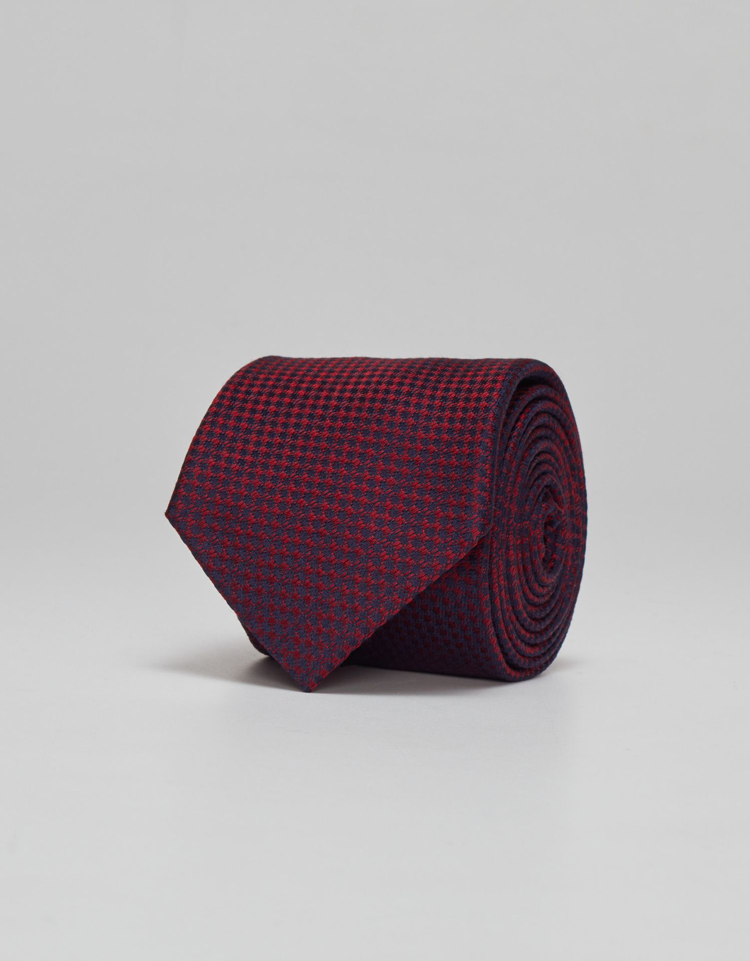 krawat seta&cottone 82 bordo