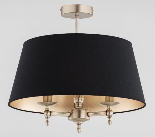 Roksana lampa sufitowa 3xE14 antyczne złoto/czarna 62482