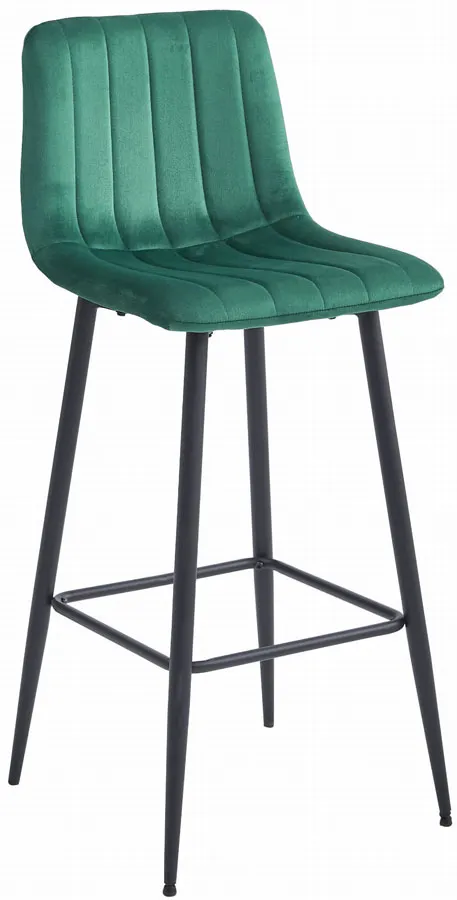 Ciemnozielony hoker welurowy nowoczesny M4-Z01