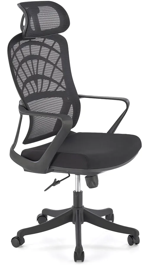 Elior Czarny fotel obrotowy z mechanizmem tilt F0-N15