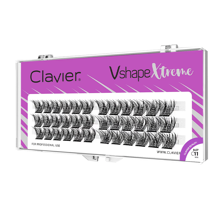 Clavier Vshape Xtreme kępki rzęs skręt C 11mm