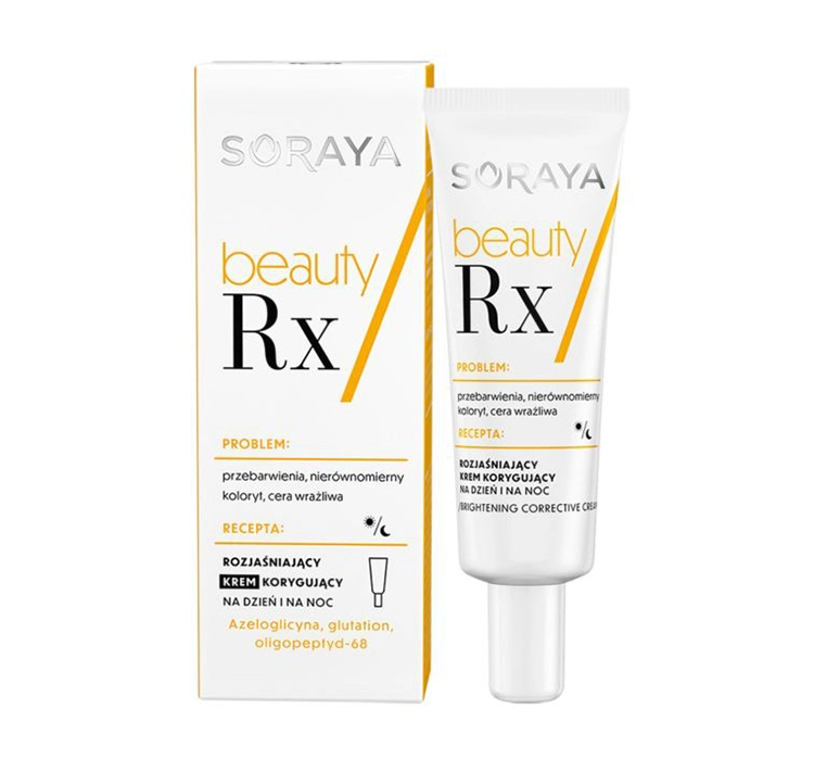 Soraya, Beauty Rx rozjaśniający krem korygujący, 50ml