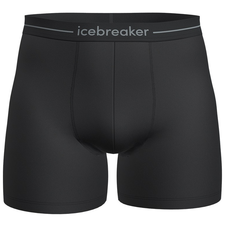 Męskie bokserki Icebreaker Mens Anatomica Boxers Rozmiar: M / Kolor: czarny/biały
