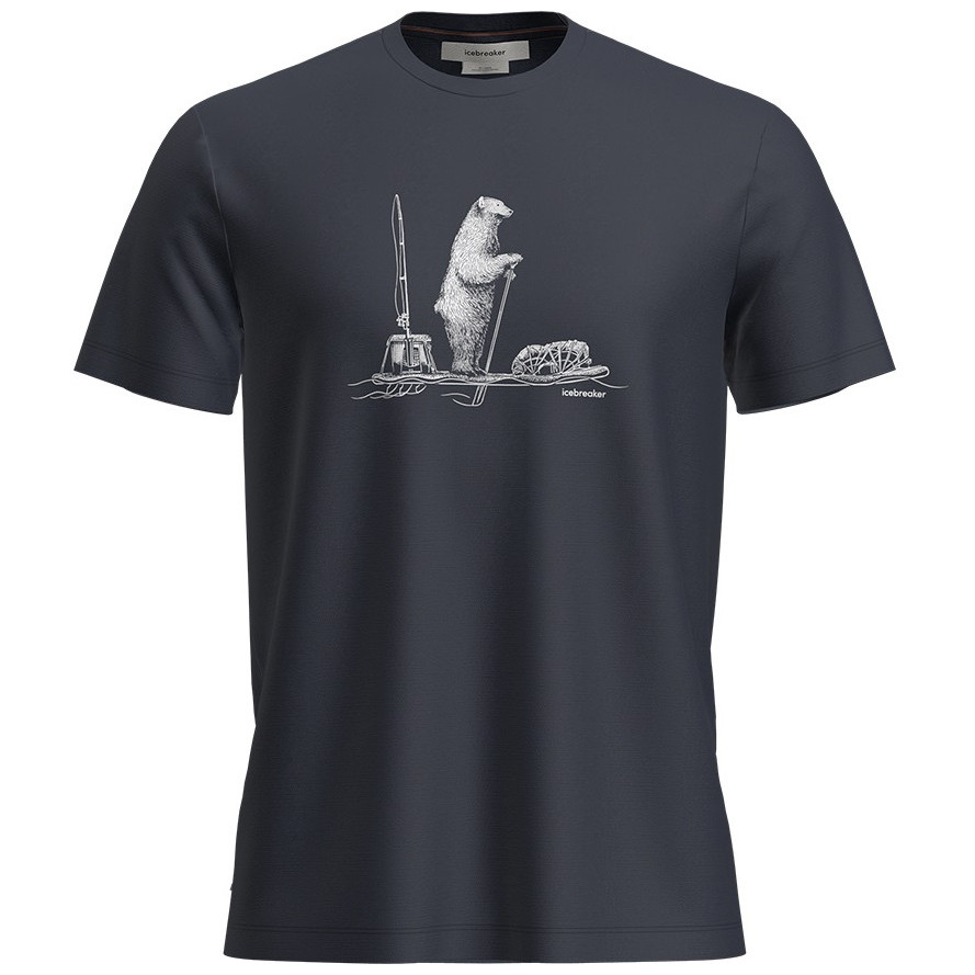 Koszulka męska Icebreaker M Mer 150 Tech Lite SS T Pol Paddle Rozmiar: XL / Kolor: ciemnoniebieski
