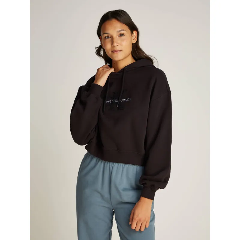 Calvin Klein Jeans Bluza CHENILLE | Cropped Fit