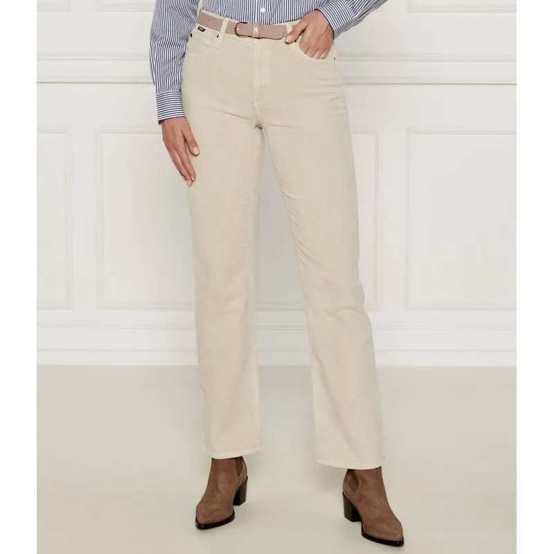 BOSS BLACK Sztruksowe spodnie PARKWAY | Straight fit