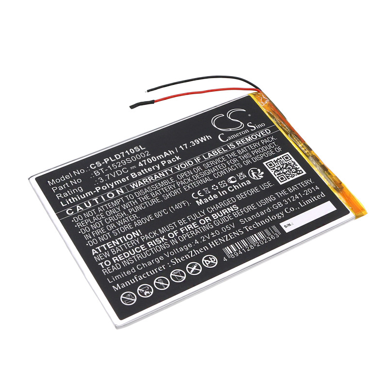 Polaroid MID1047 / BT-1529S0002 4700mAh 17.39Wh Li-Polymer 3.7V (Cameron Sino)