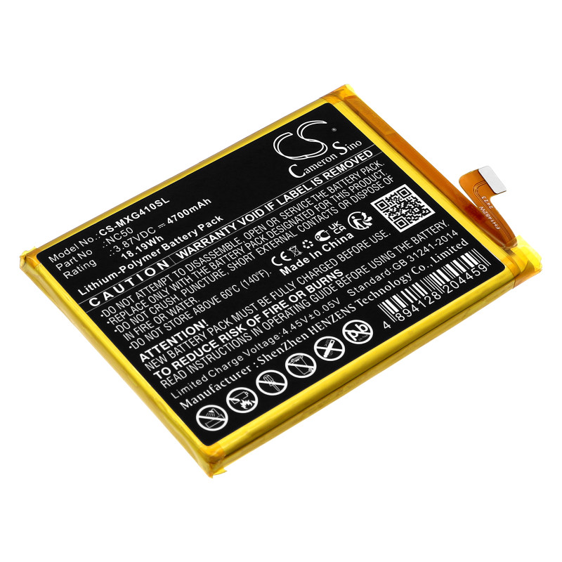 Motorola Moto G41 / NC50 4700mAh 18.19Wh Li-Polymer 3.87V (Cameron Sino)