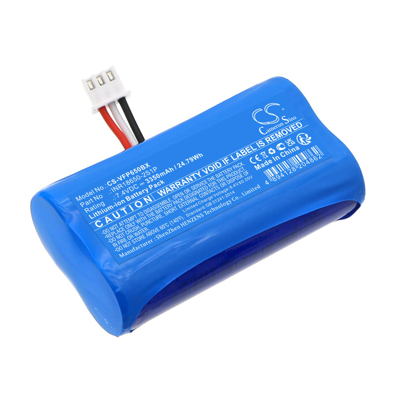 VeriFone T650p / INR18650-2S1P 3350mAh 24.79Wh Li-Ion 7.4V (Cameron Sino)